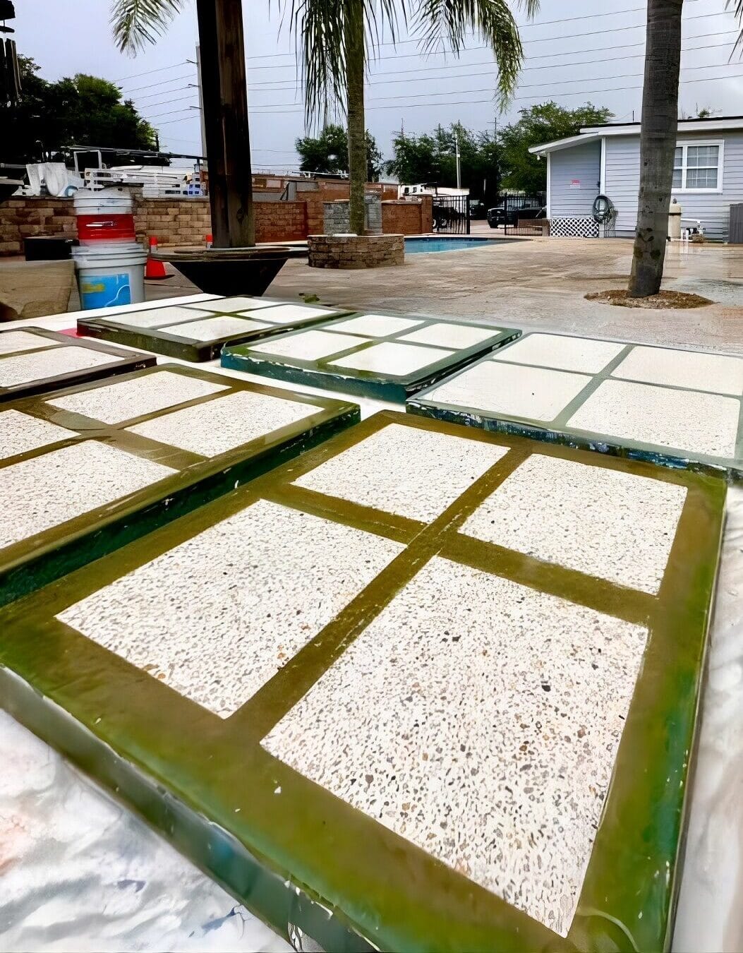 pool plastering services jacksonville fl - A beautifully finished pool showcasing smooth, bright plaster, highlighting Tempoo