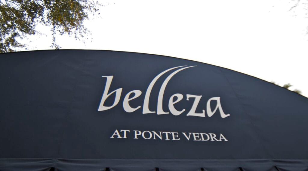 Belleza pool remodel guide - A beautifully remodeled Belleza pool with modern tiles and lush landscaping, showcasing a serene