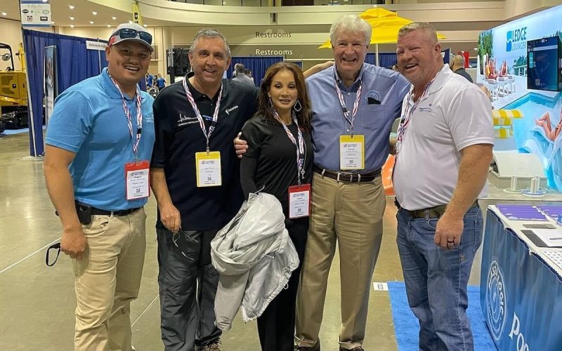 pool plastering consulting jacksonville fl - A close-up of a pool with freshly applied plaster, showcasing smooth texture and