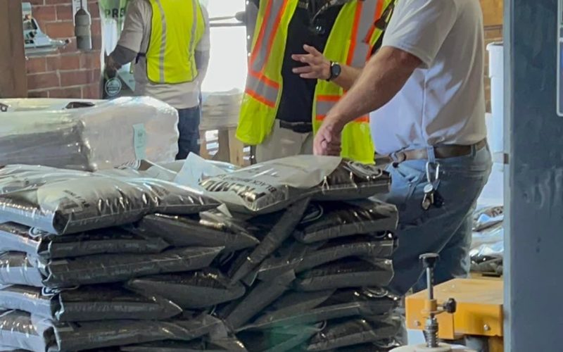 A professional inspecting a pool's plaster, showcasing expertise in pool plastering consulting Jacksonville FL.